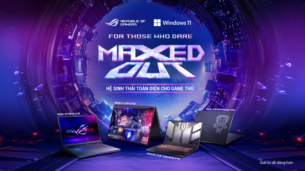 ASUS Republic of Gamers phá vỡ mọi giới hạn với hệ sinh thái toàn diện cho Game thủ