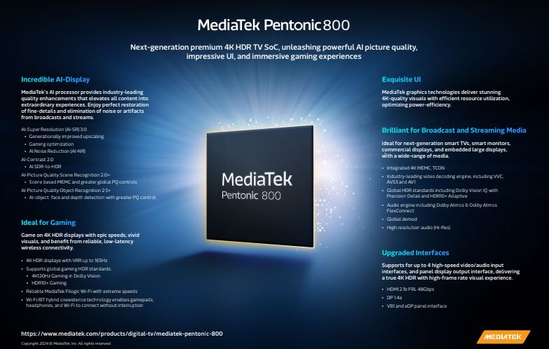 MediaTek Pentonic 800